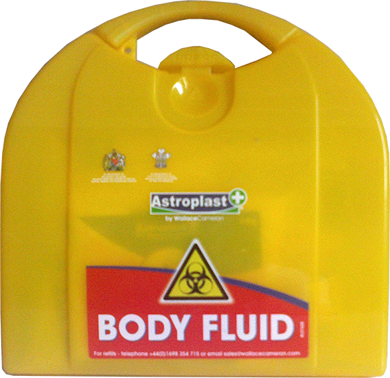 Biohazard clean up kit - body fluid grandules