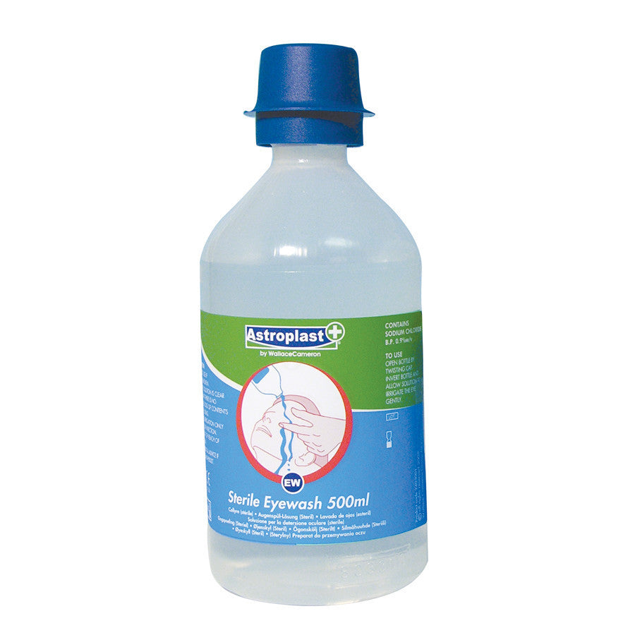 Astroplast 500ml Eyewash  Sterile Saline Bottle
