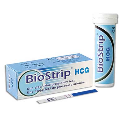 Biostrip hCG Urine Pregnancy Strip Test